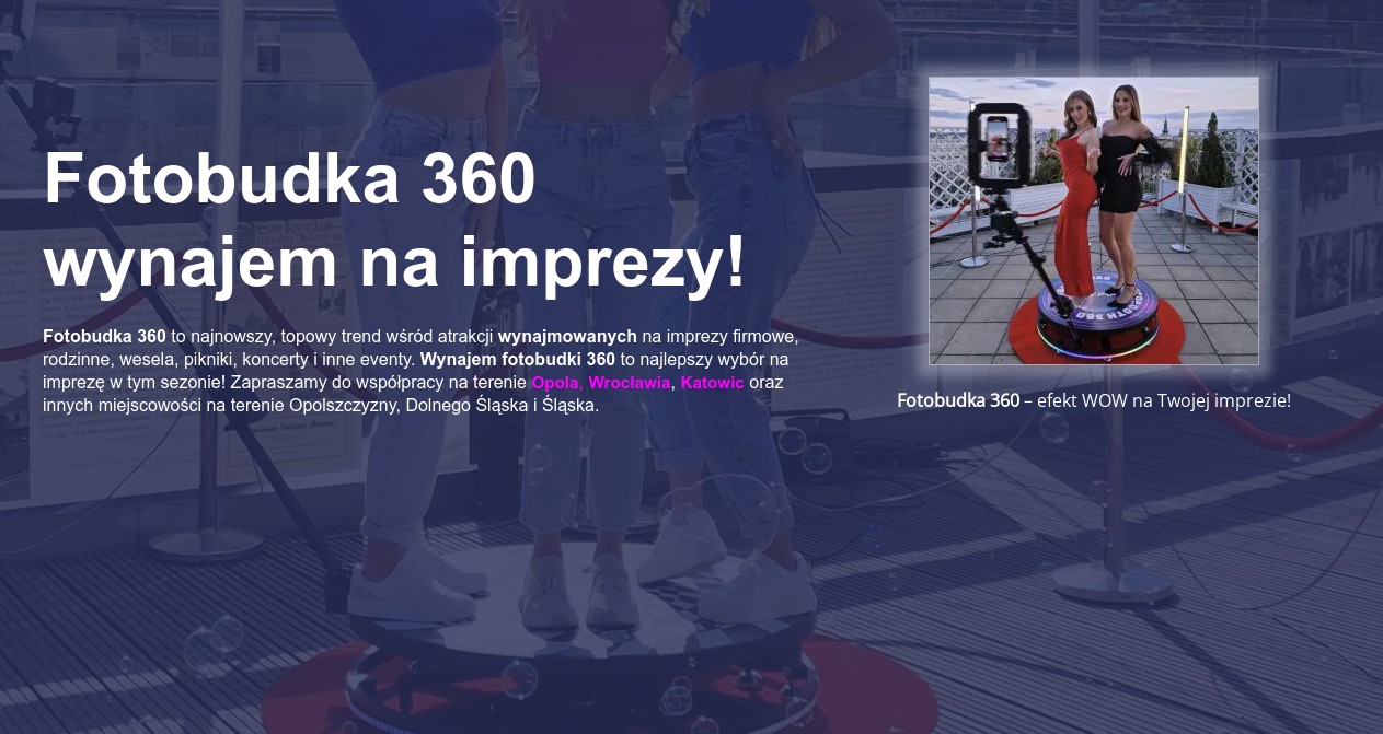 Fotobudka 360 Katowice