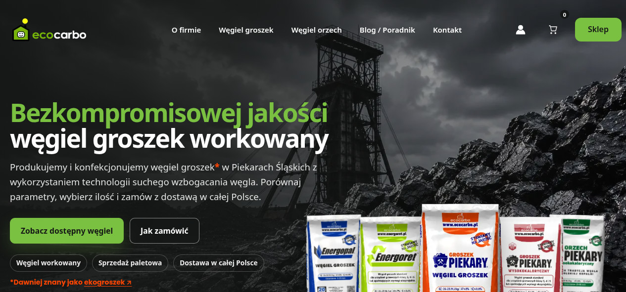 Ecocarbo – Sklep z węglem