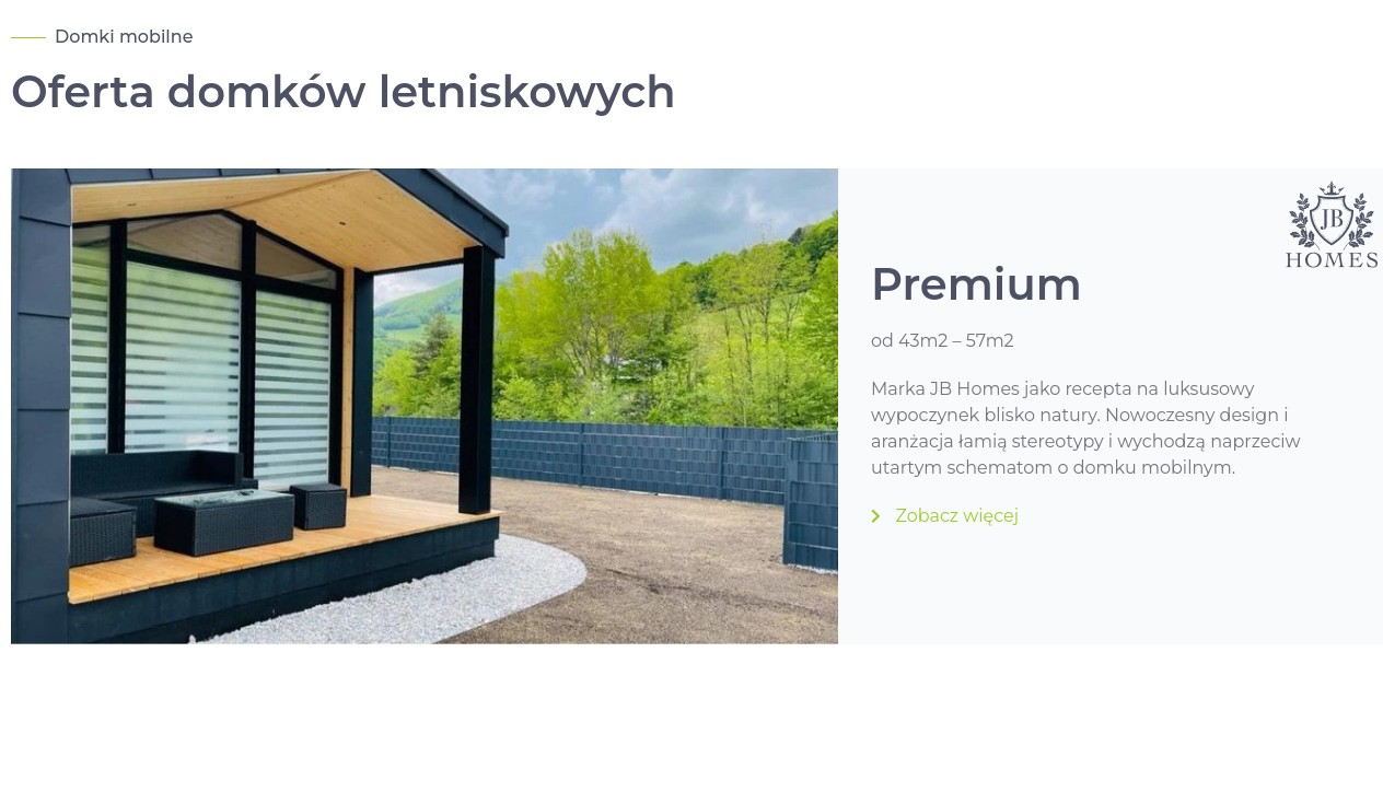 Letniskowo – Producent domów mobilnych