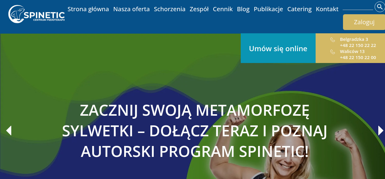 Centrum Fizjoterapii Spinetic Warszawa