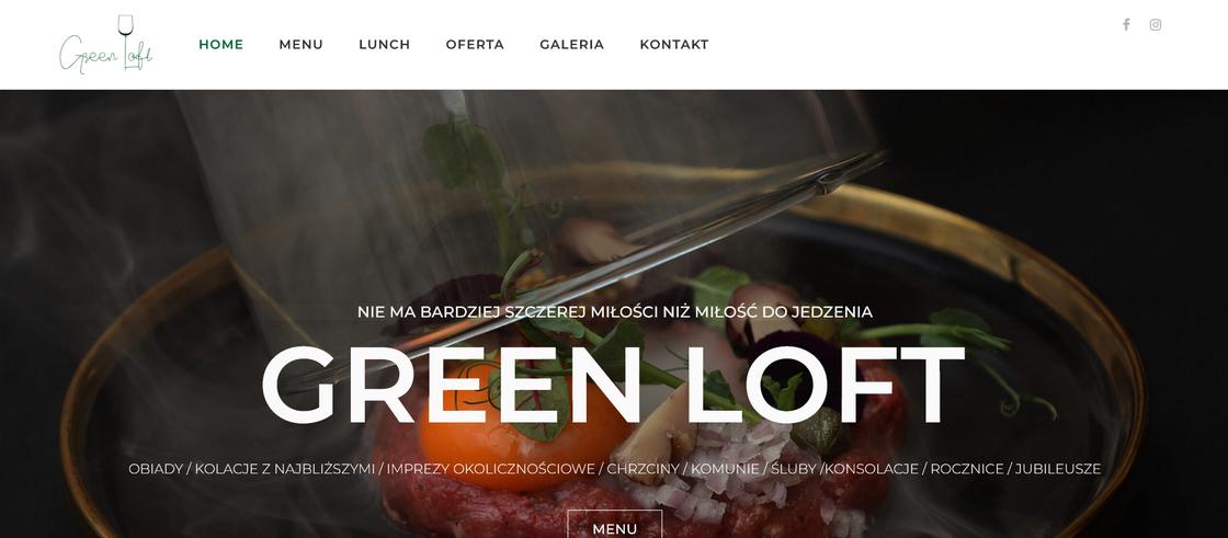 Green Loft – Restauracja Głogów | steki burgery pizza sałatki drinki | lunch menu | imprezy okolicznościowe